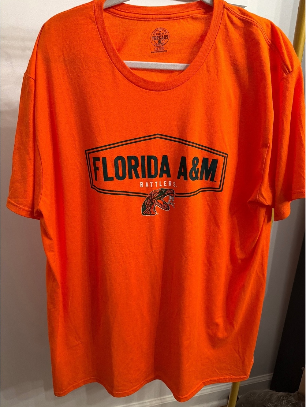 Florida A&M Rattlers Orange Graphic T-Shirt 2XL